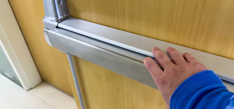 Installing a Push Bar on a Door Independence